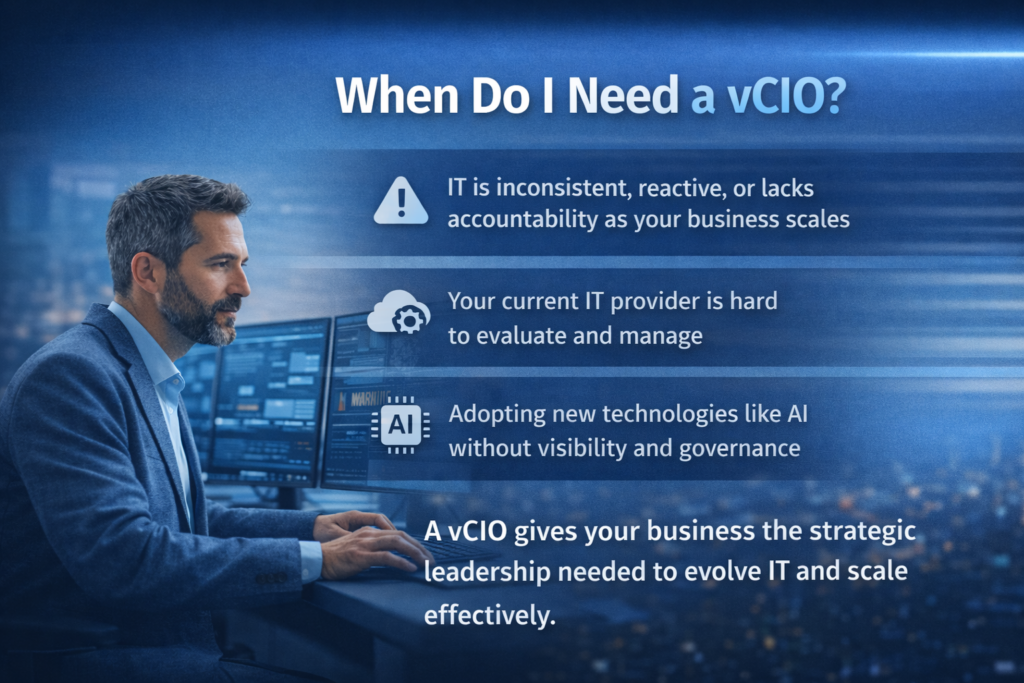 vCIO benefits for business IT management